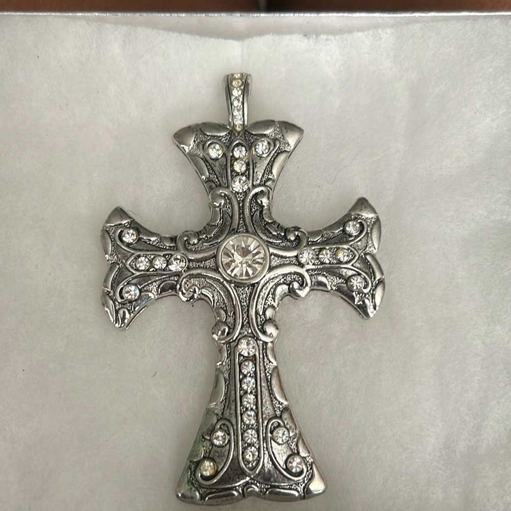 Beautiful cross for a nice accessory to ANY outfit.